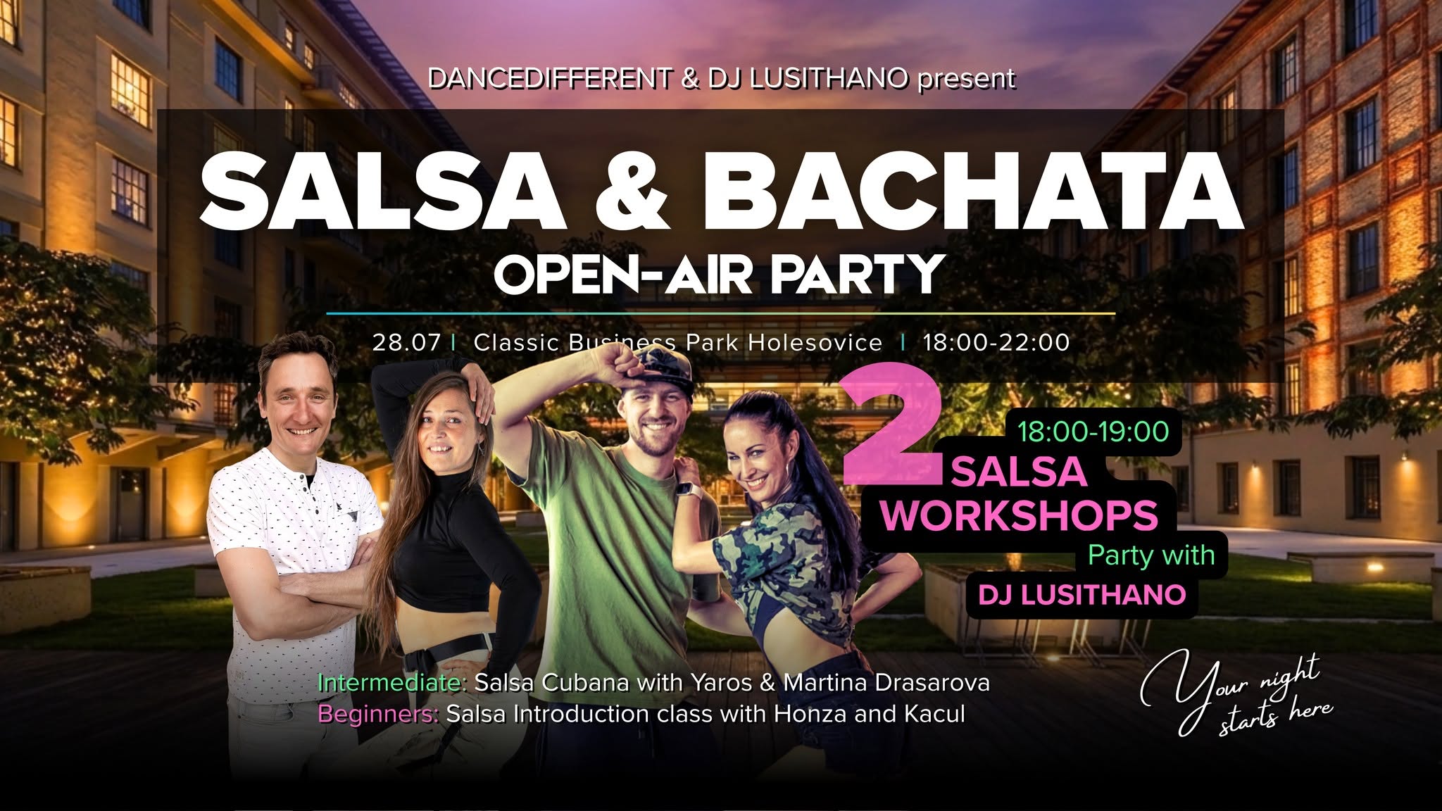 Cuban Salsa & Bachata Open Air Latin Party in July 🤩