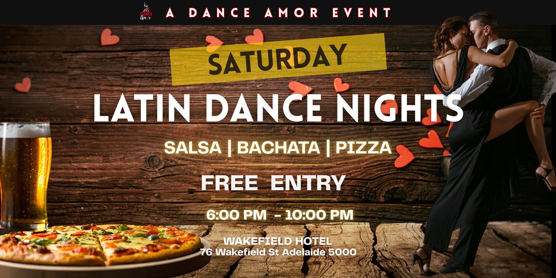 Latin Nights at The Wakefield Hotel Saturdays