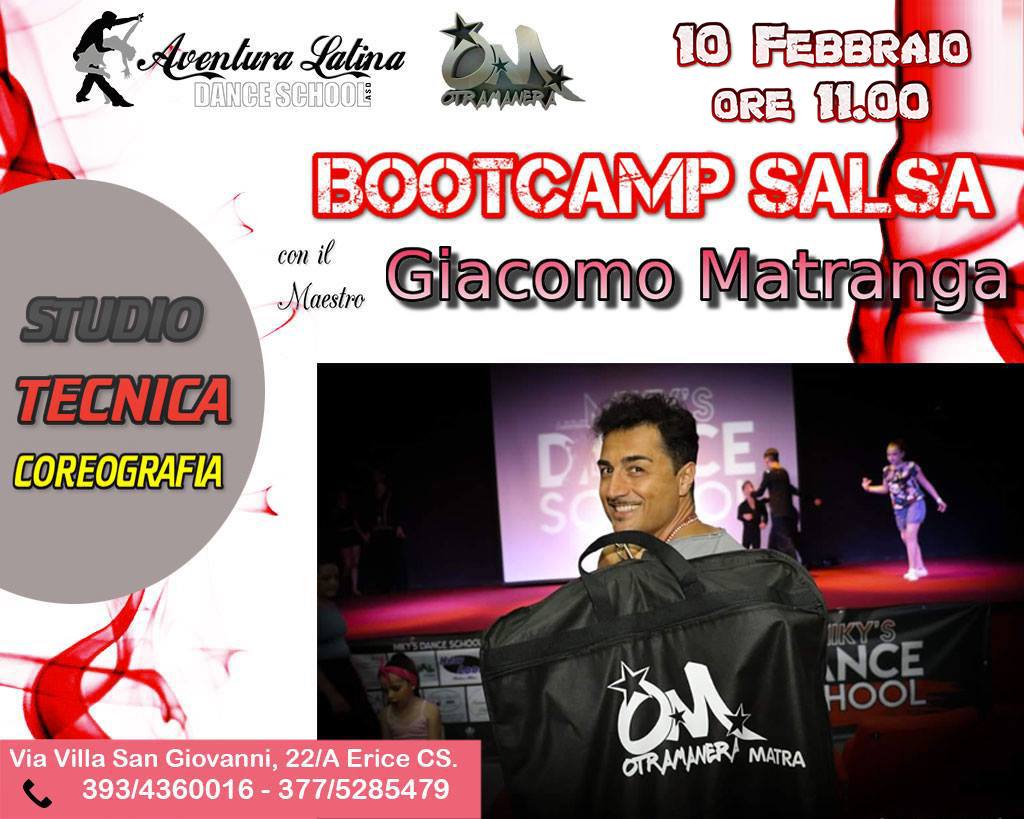 4° Incontro BootCamp Salsa con Giacomo Matranga