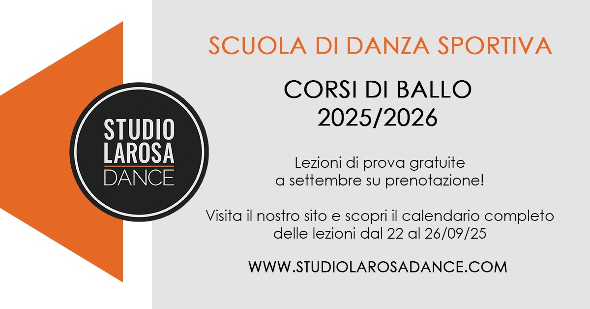 Corsi di Ballo - Settimana di Prove Gratuite dal 22 Settembre