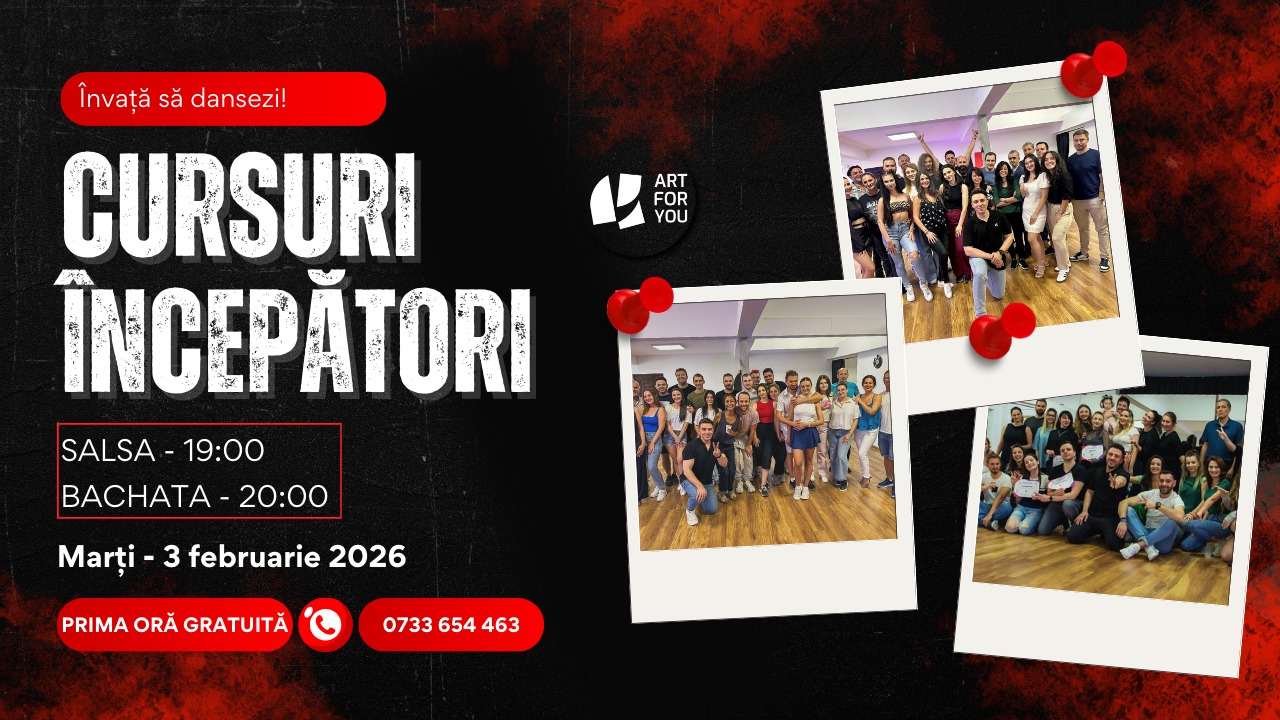 🔥Salsa & Bachata pentru începători - grupă nouă @Art for You