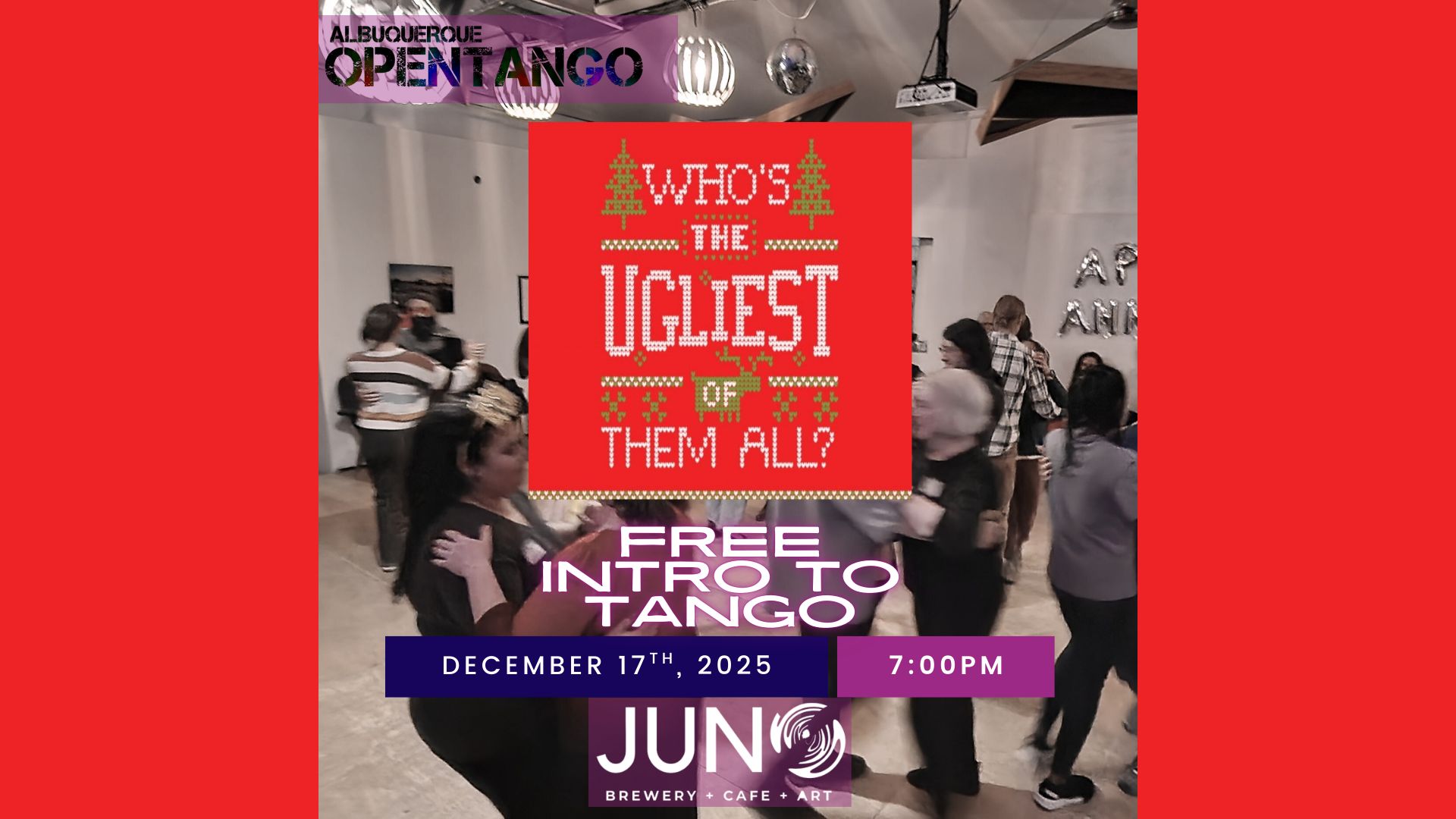 Free Tango at Juno - Ugly Sweaters edition