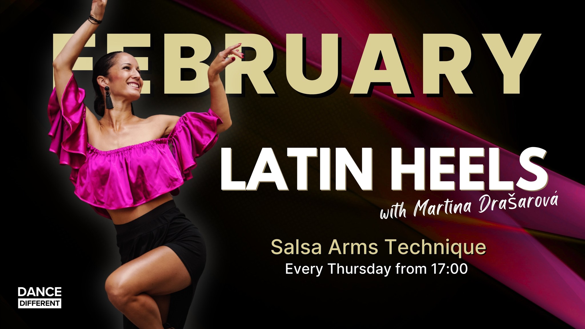 Latin Heels with Martina Drašarová 👠 February: Salsa Arms Technique