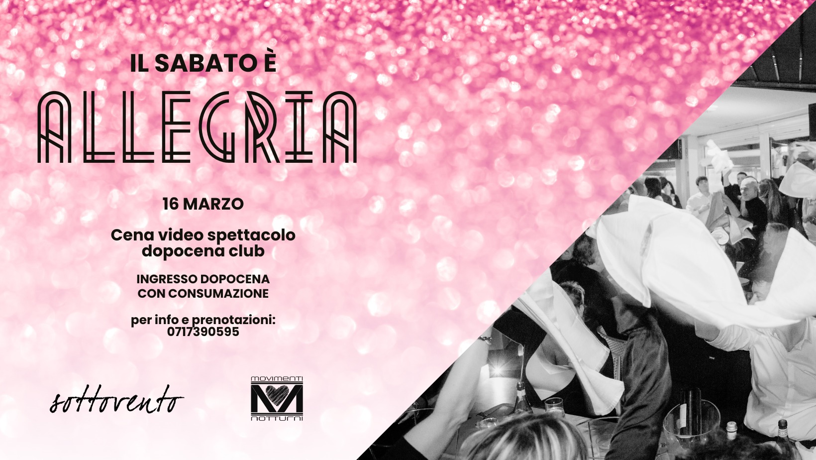 Sabato 16 Marzo- Il Sabato Sottovento