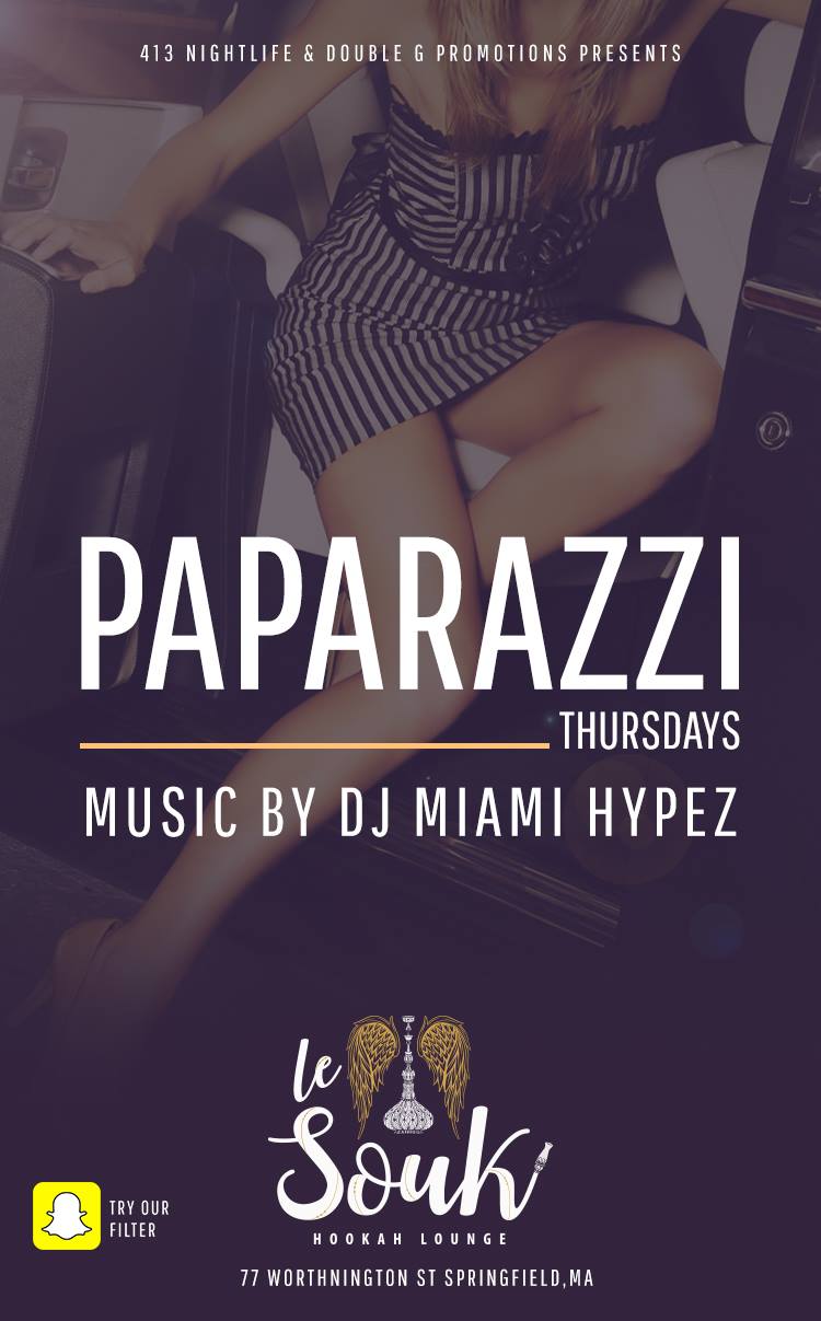 Paparazzi Thursday's at Le Souk