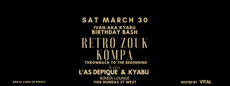 Zouk Kompa birthday bash