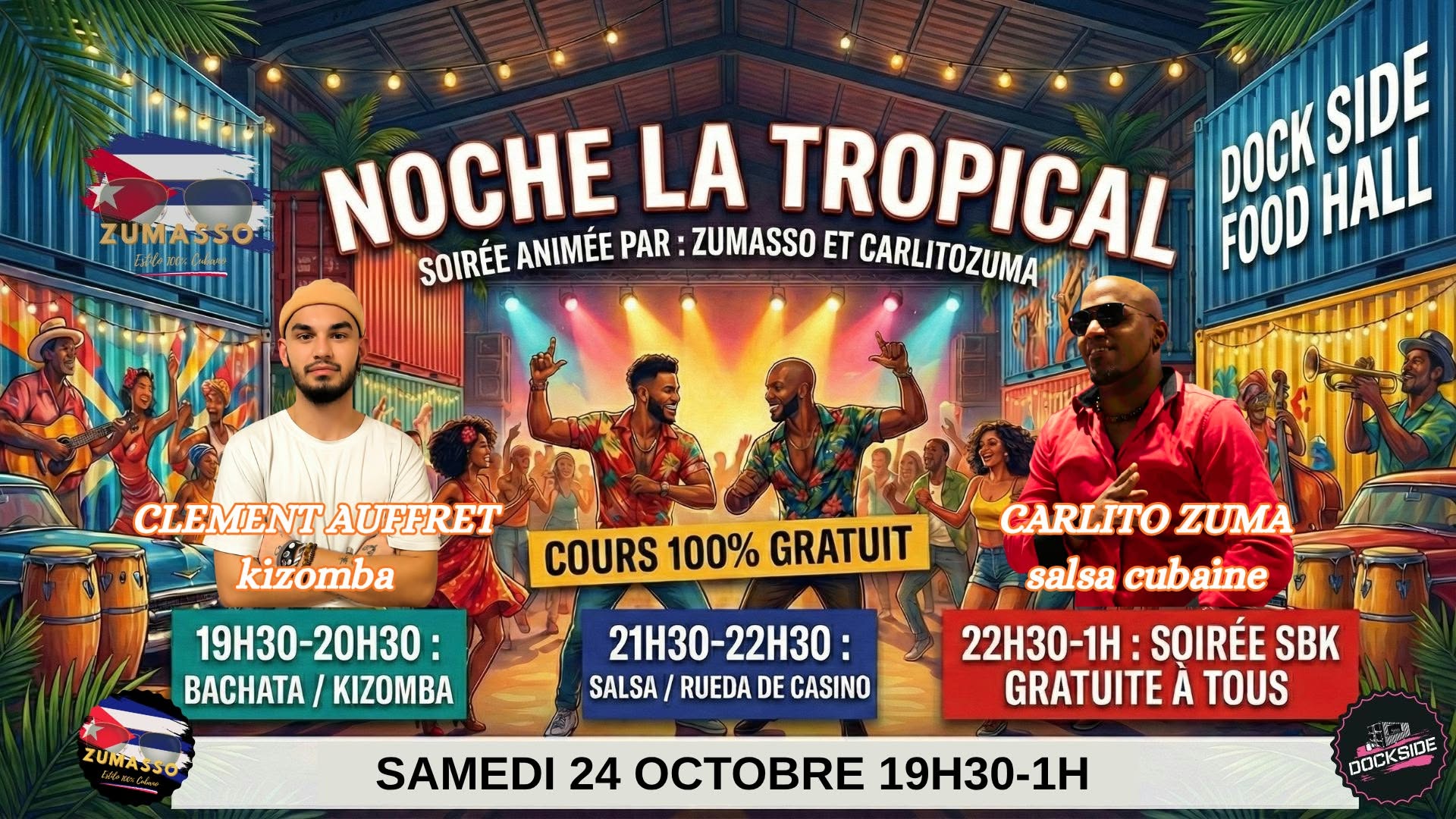 🌴 LA CHALEUR DE CUBA DÉBARQUE AU DOCK SIDE ! 🌴
