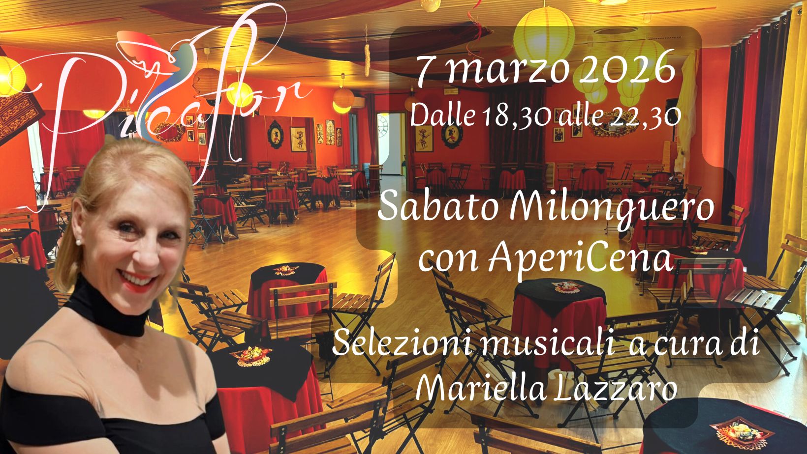 Sabato Milonguero al Picaflor - In consolle Mariella Lazzaro