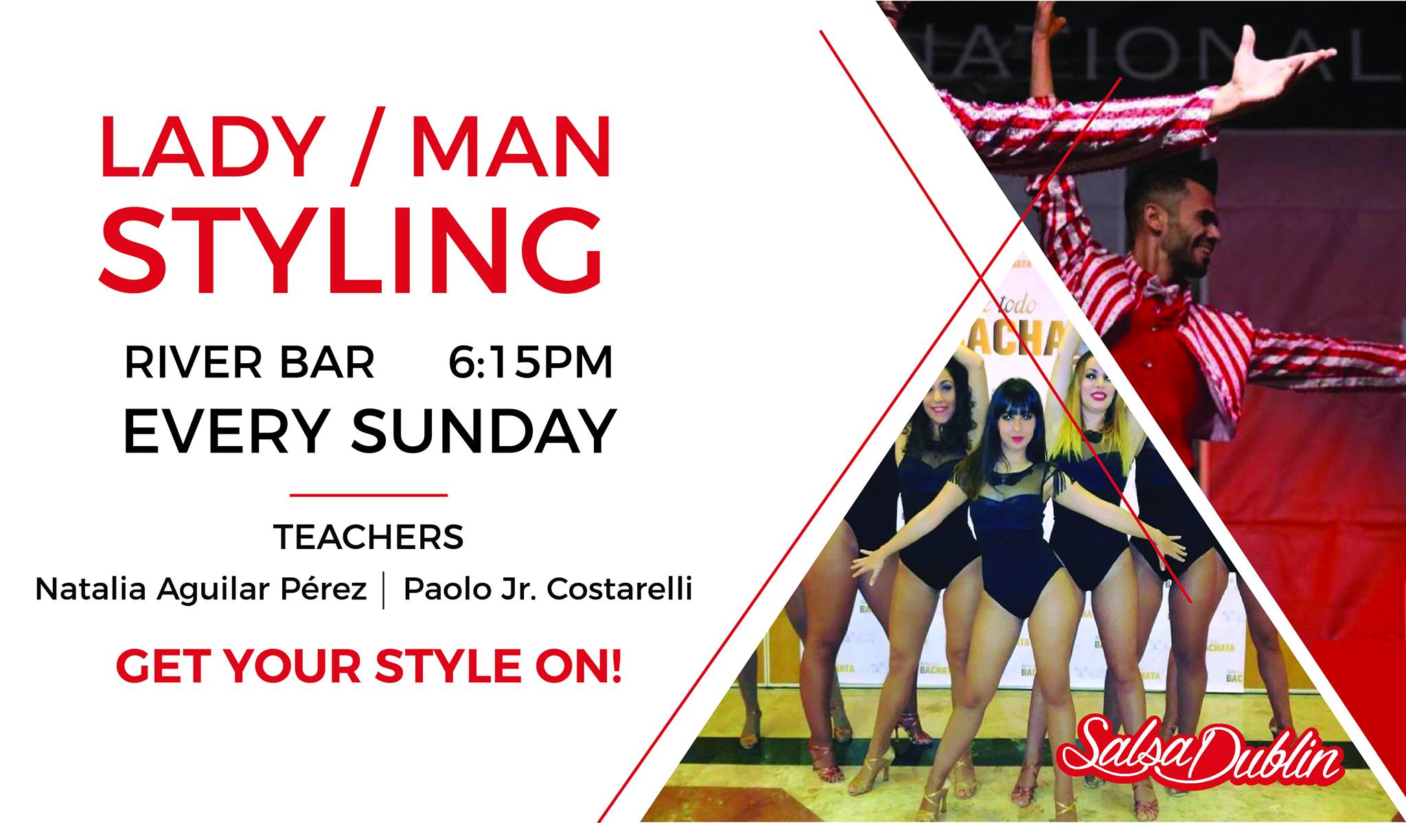 Salsa Dublin Every Sunday Lady Man Styling - Natalia & Paolo