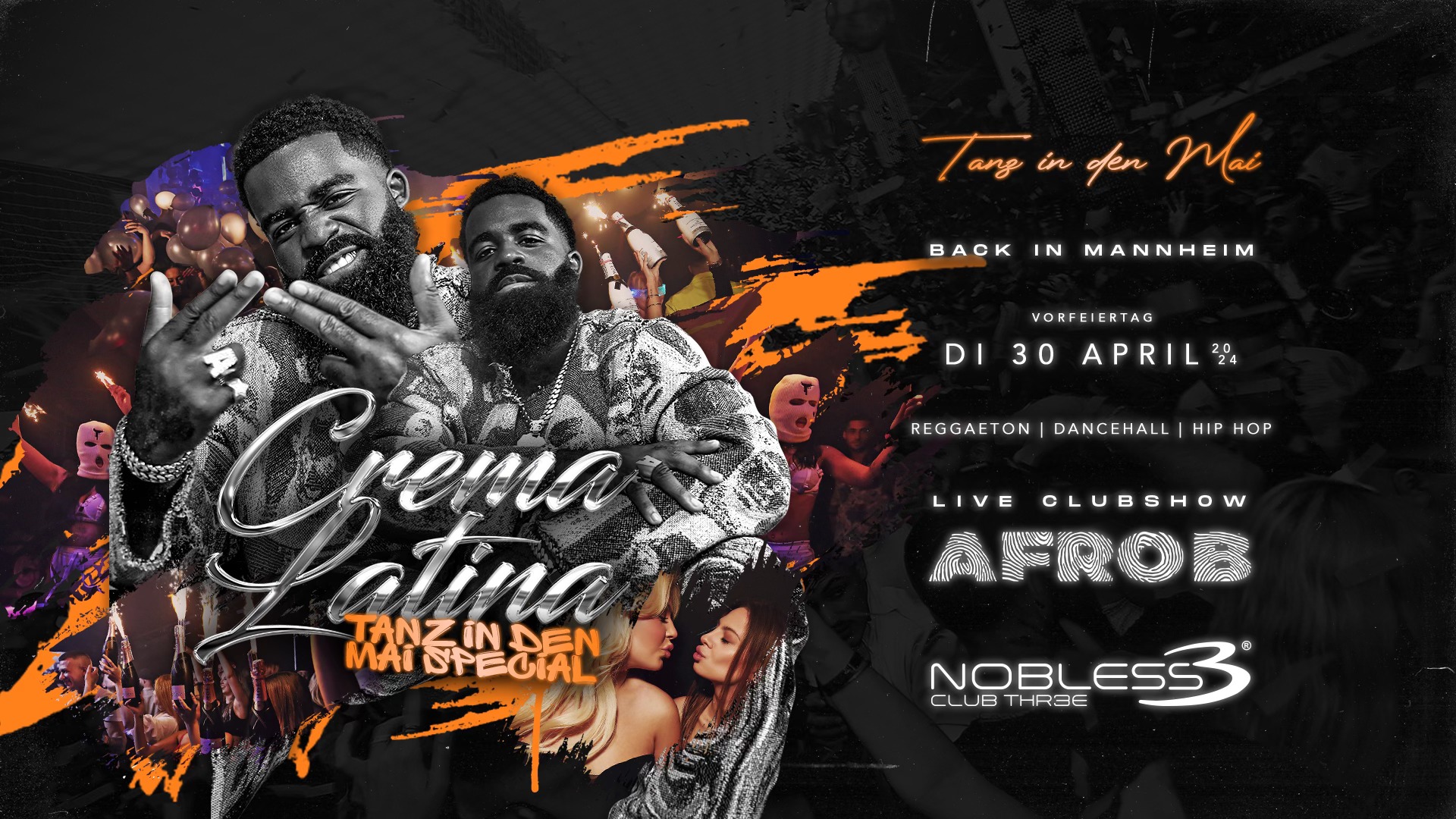 CREMA LATINA ✘ NOBLESS CLUB MANNHEIM ✘ 30.04.2024