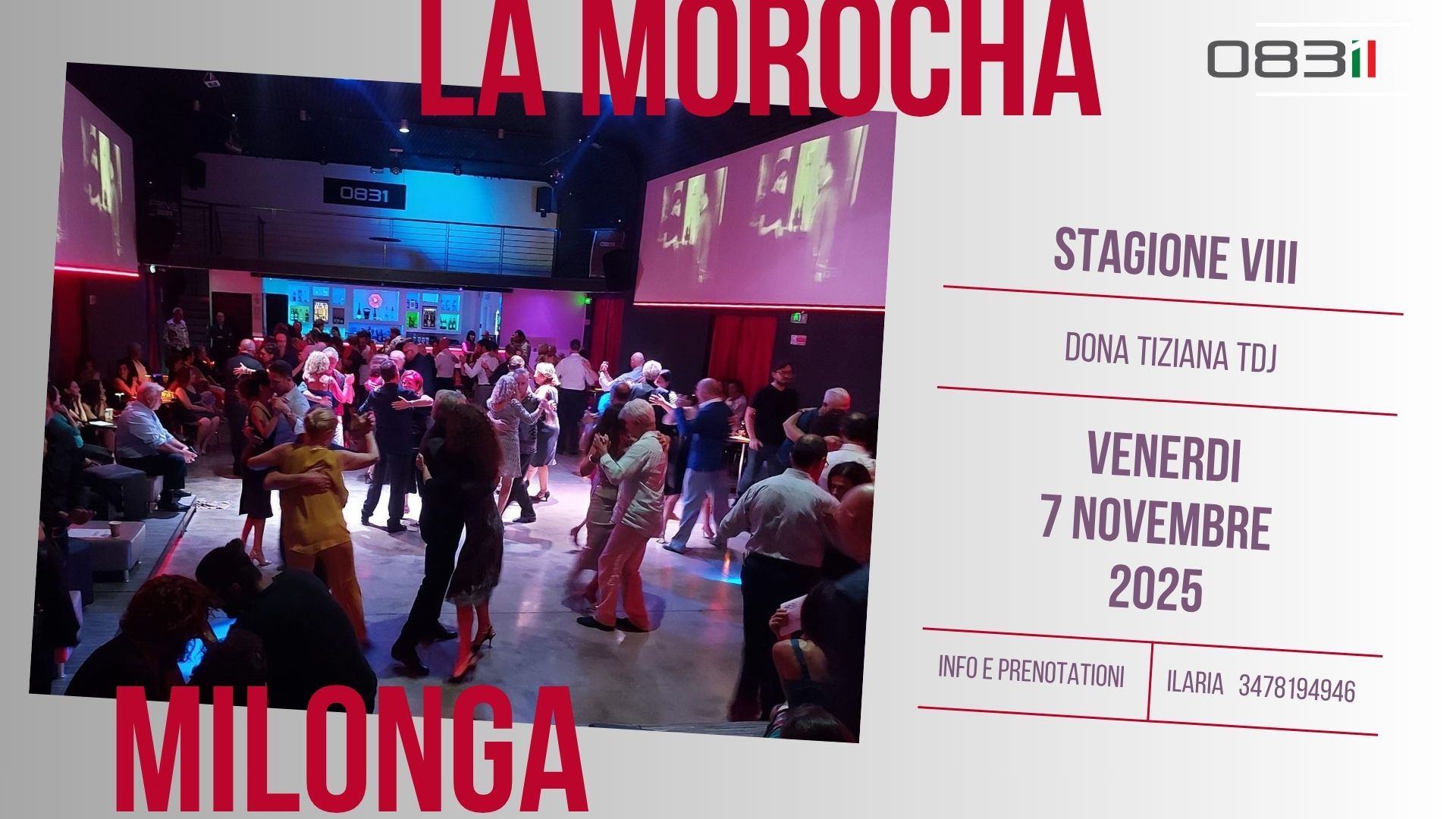 La Morocha_Milonga a Brindisi_venerdi 7 novembre