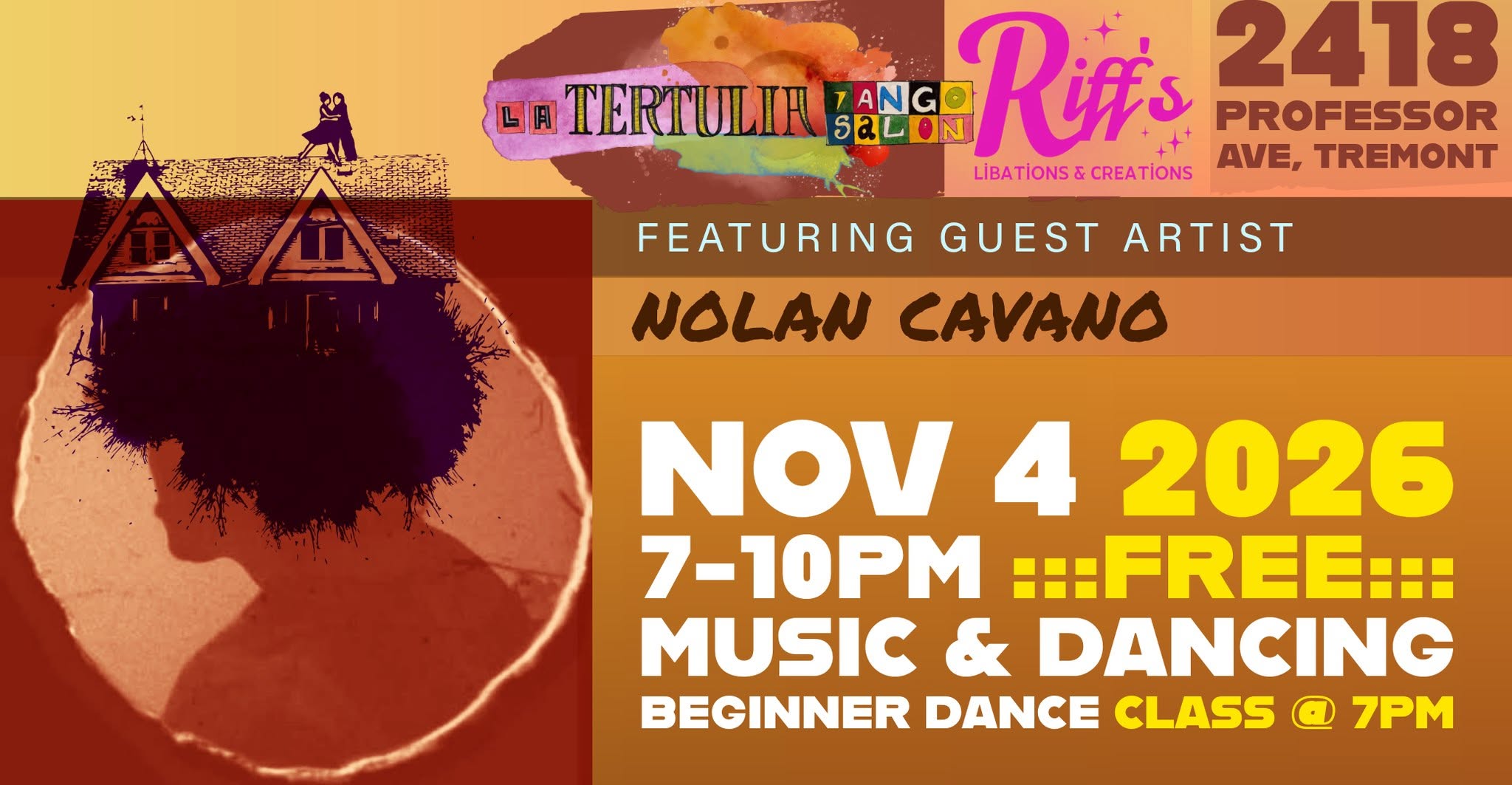 La Tertulia: Tango Salon feat. Nolan Cavano
