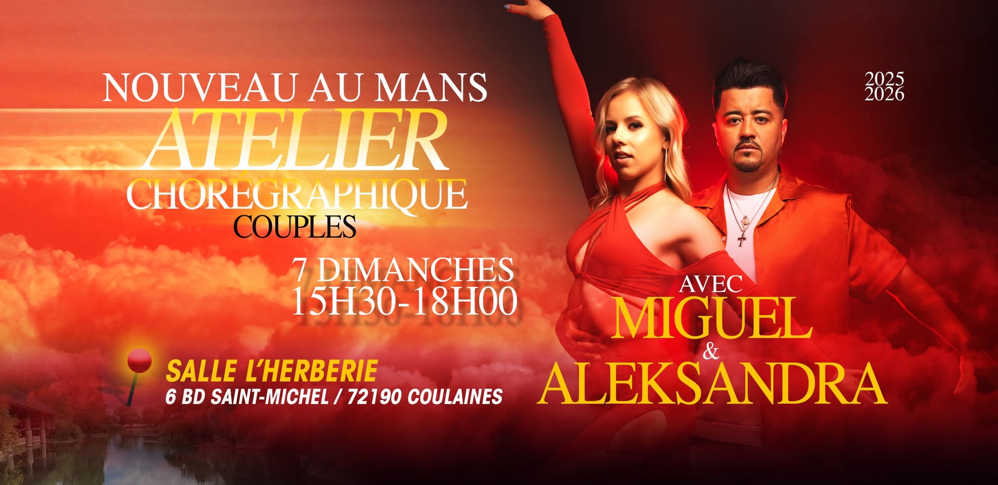 ATELIER CHORÉGRAPHIQUE BACHATA AU MANS by Miguel&Aleks