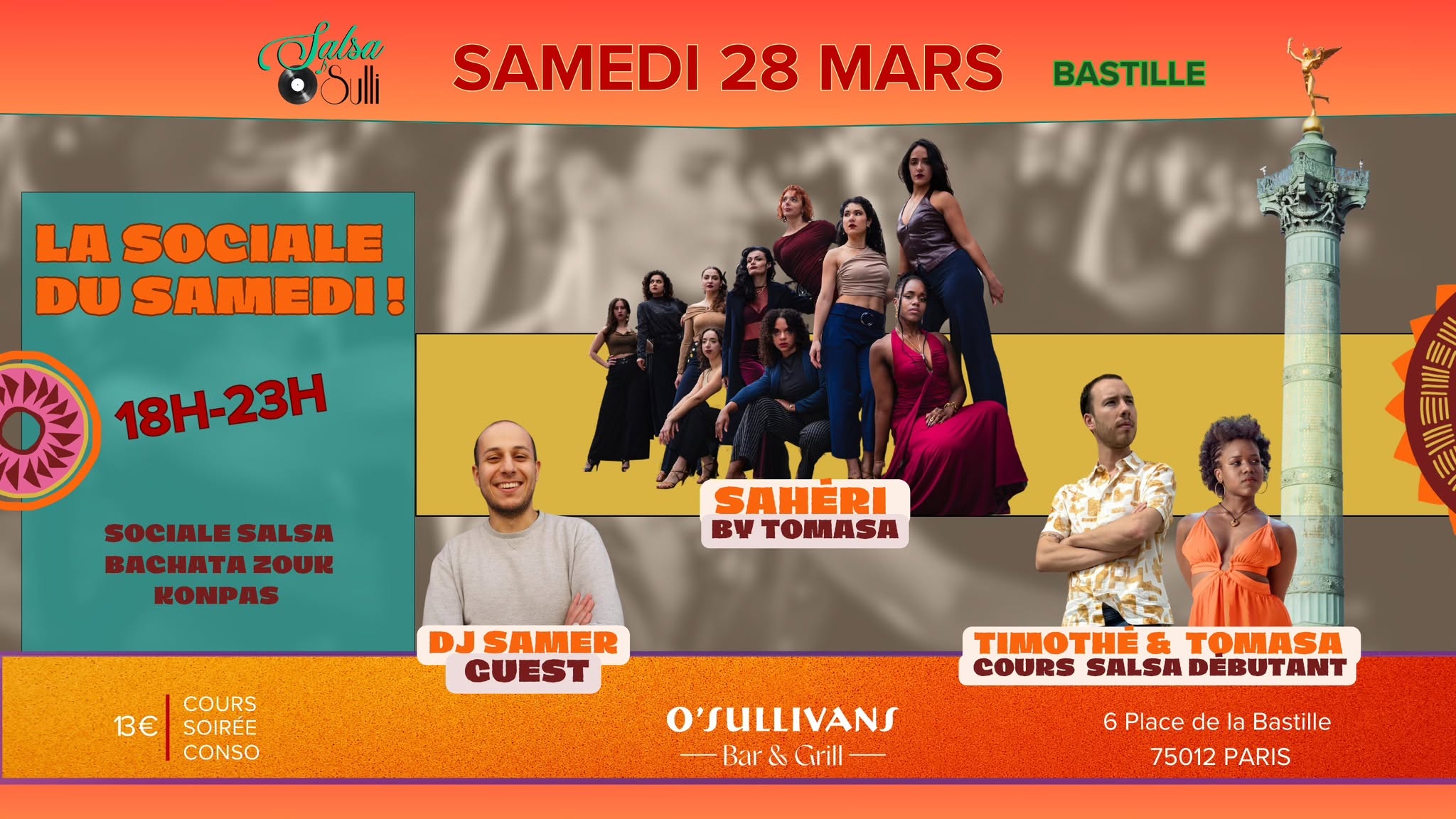 SalsaO’Sulli Bastille- 28 Mars