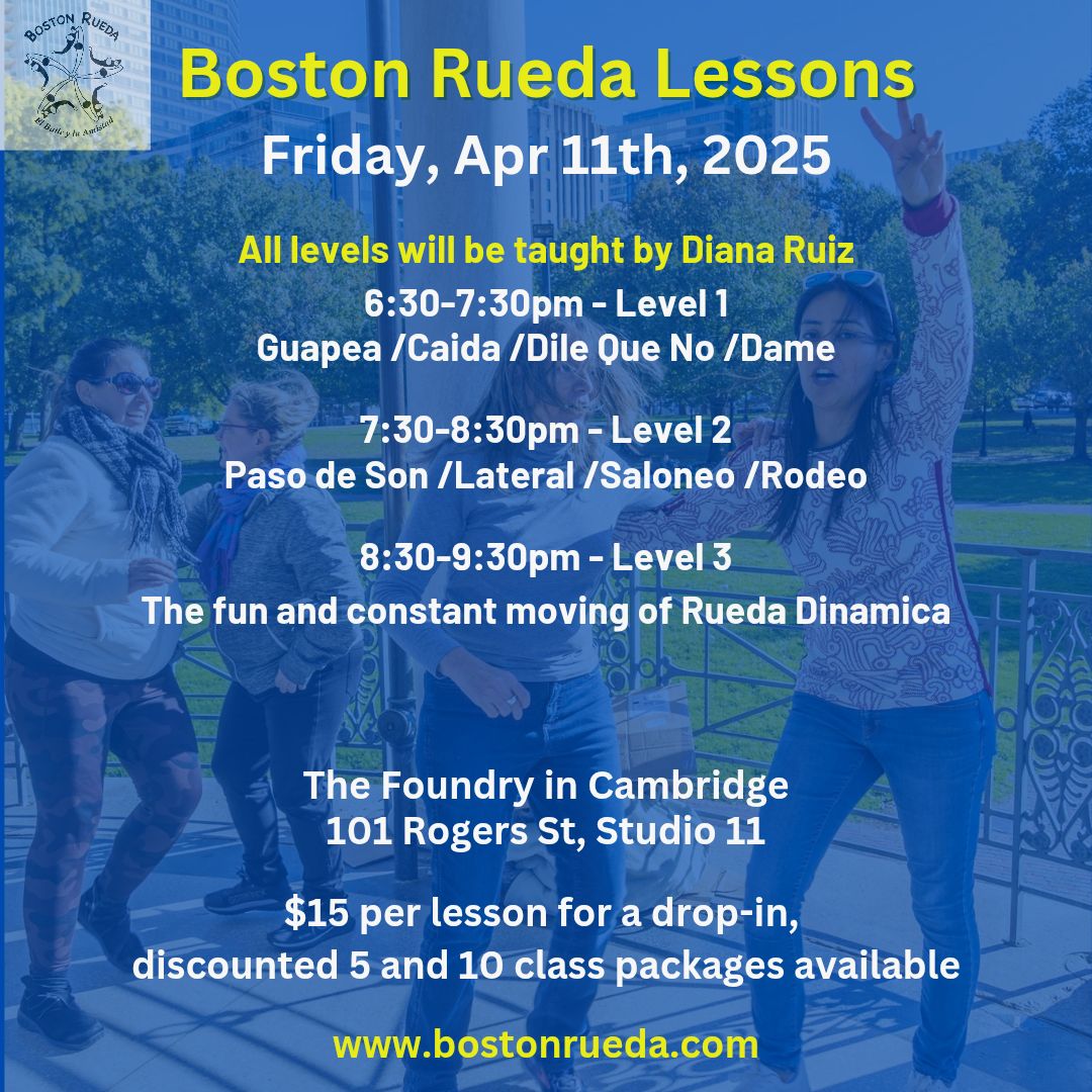 Friday, April 11th Classes!!