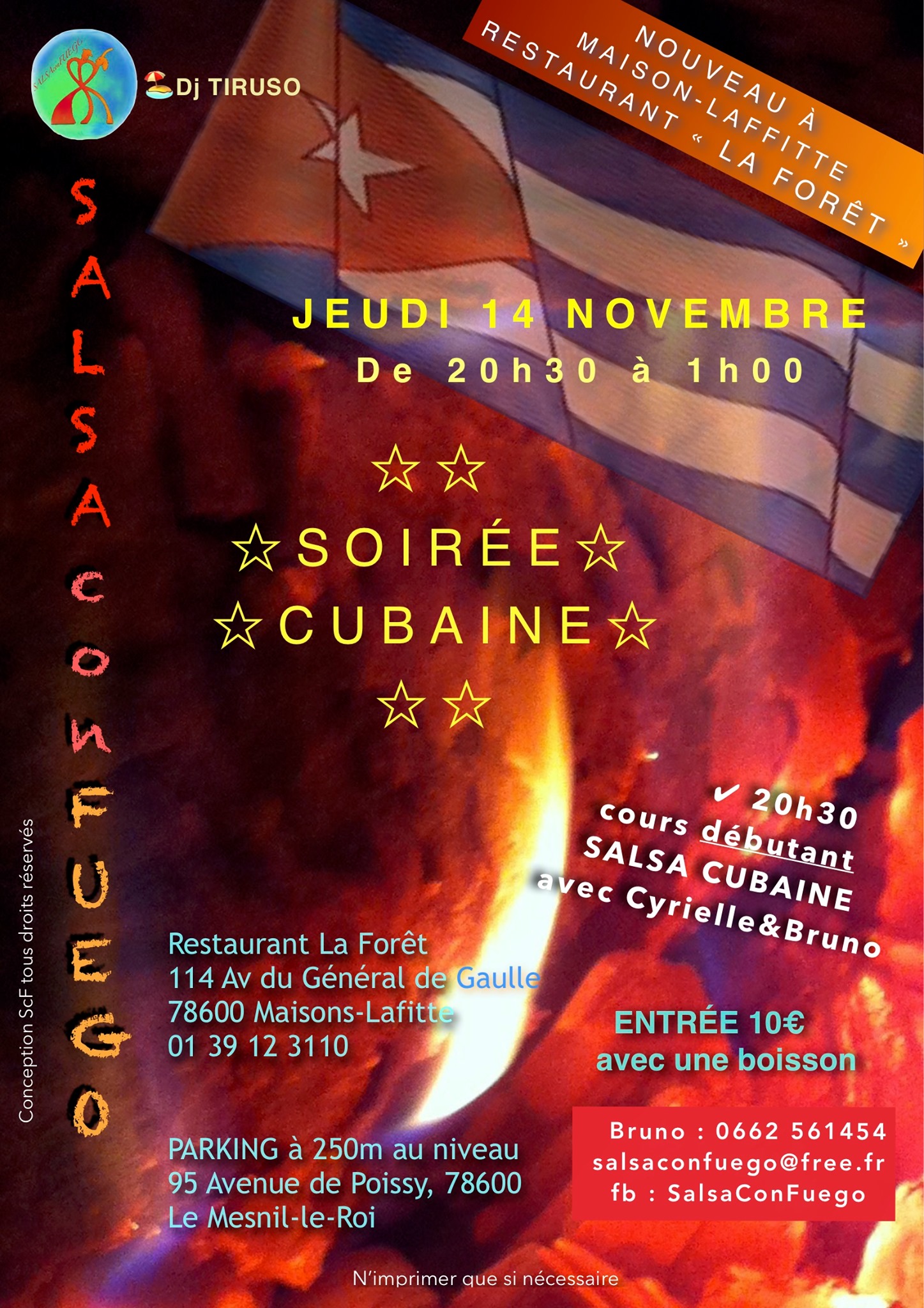 Soirée Cubaine SALSAconFUEGO