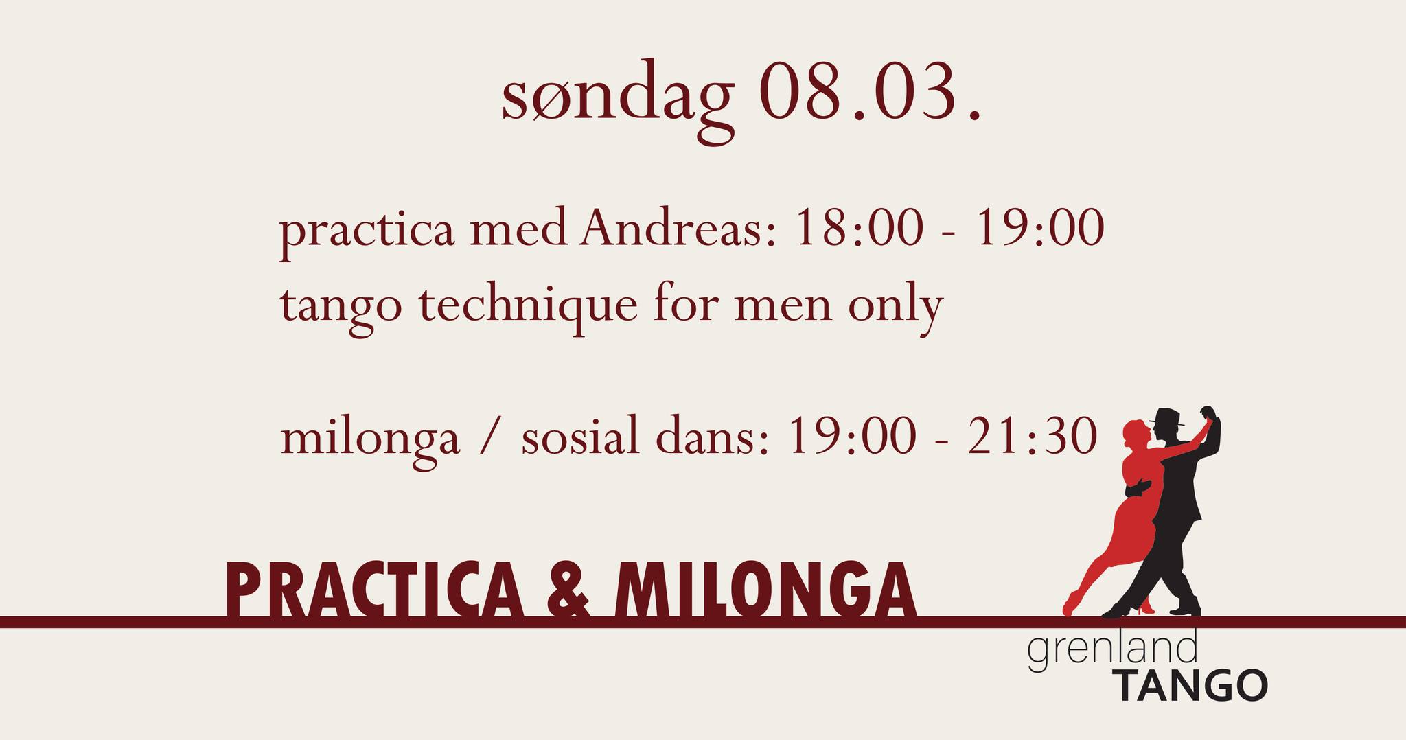 Practica og milonga 08.03.