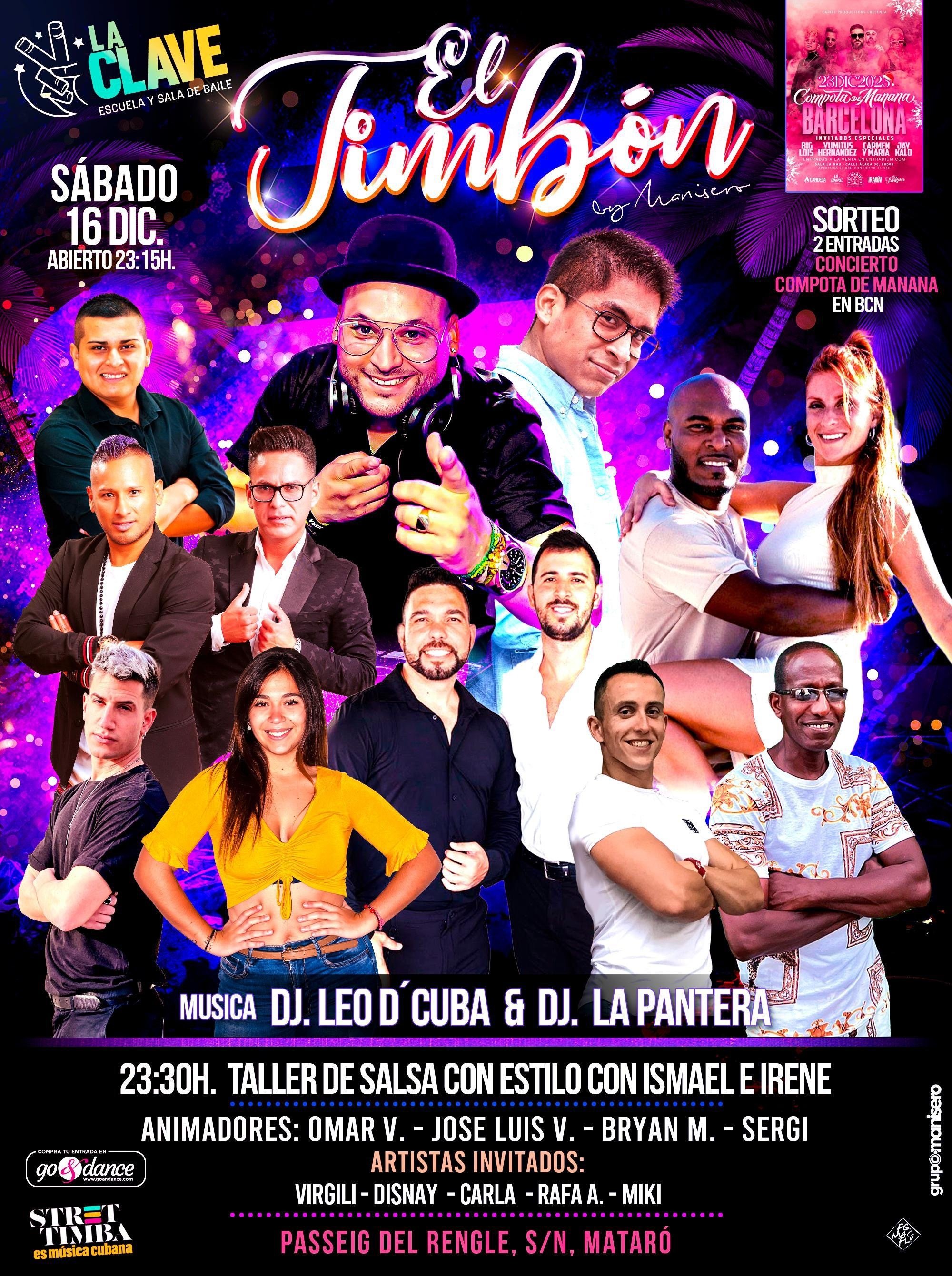 EL TIMBÓN - Saturday December 16 at La Clave