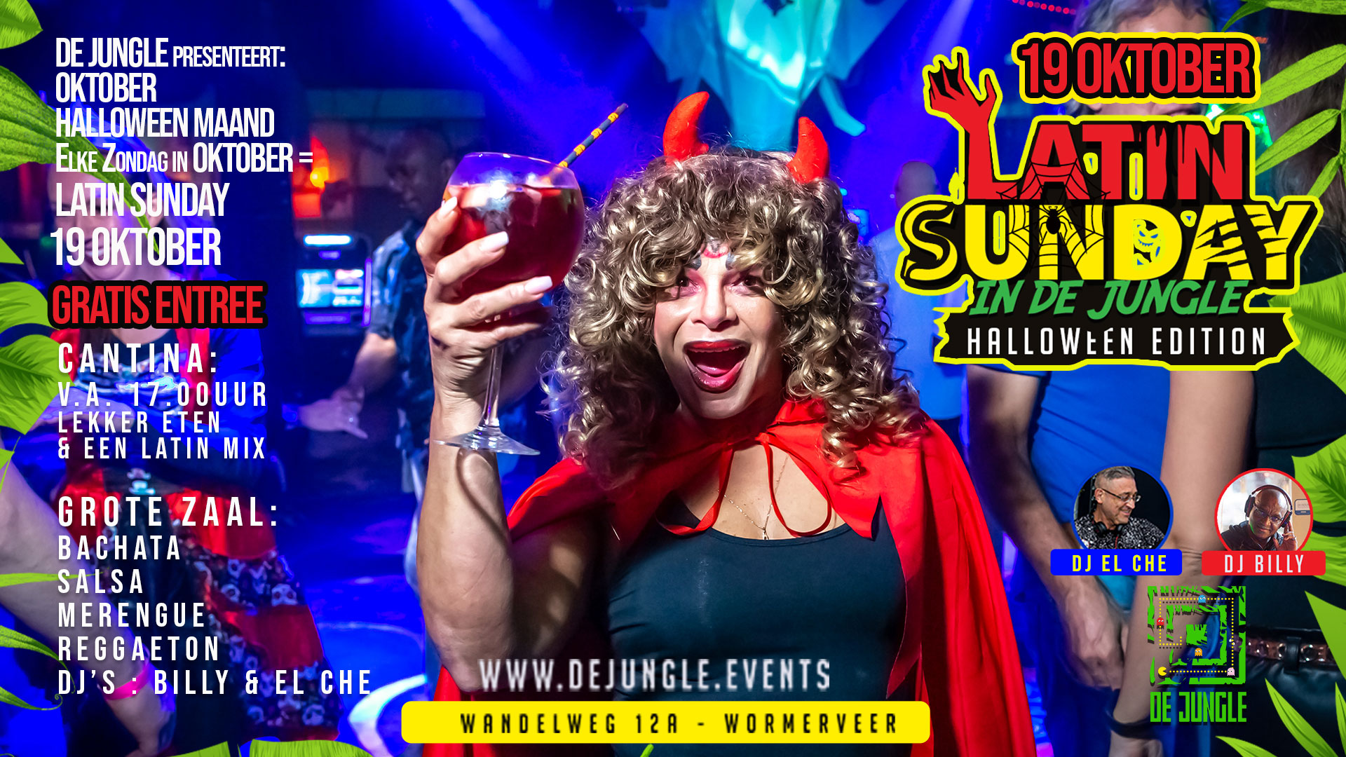 Latin Sunday in de Jungle : Latin Salsa & Bachata Party