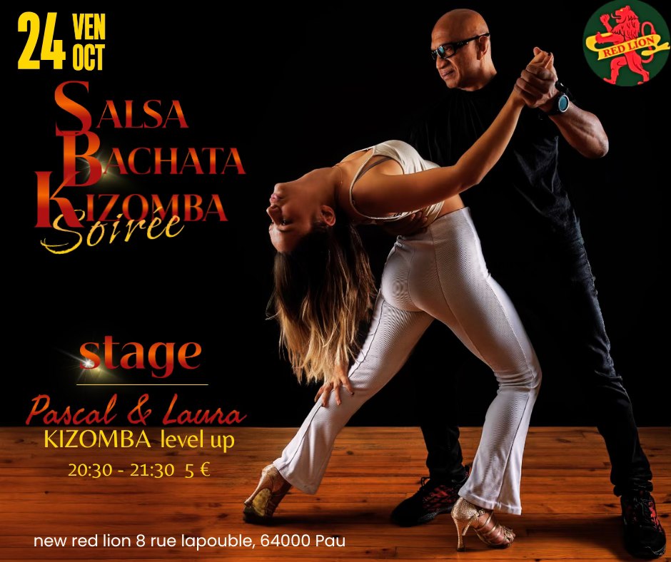 Soirée SBK et Stage Kizomba I 24 oct au Red Lion