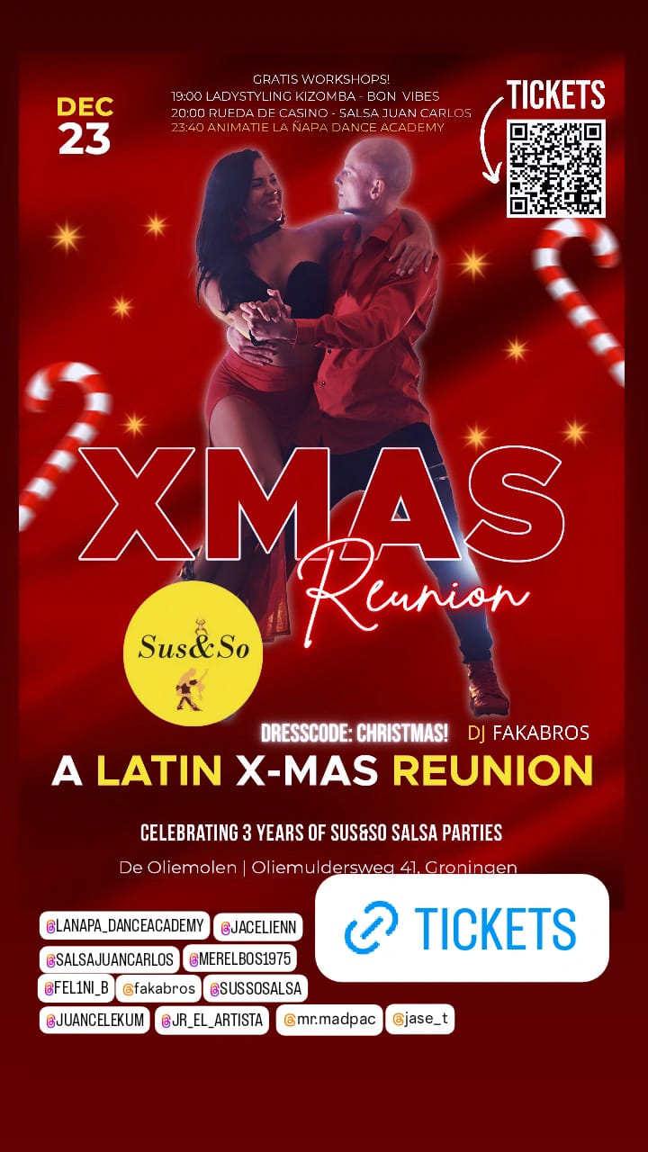 A Latin X-Mas Reunion Party - Celebrating 3 Yrs of SuS&So SalSa Parties