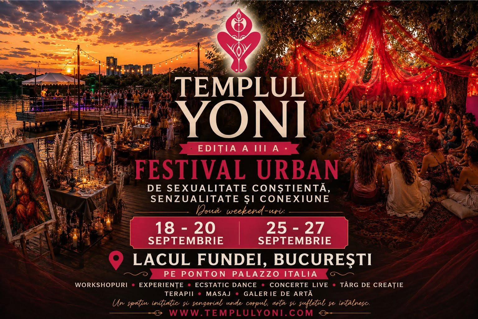 Templul Yoni editia a III a Festival Urban de Sexualitate Conștientă, Senzualitate și Conexiune