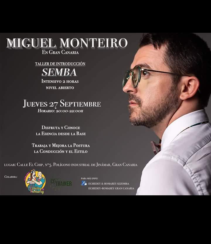 Miguel Monteiro: Taller de Semba - Gran Canaria