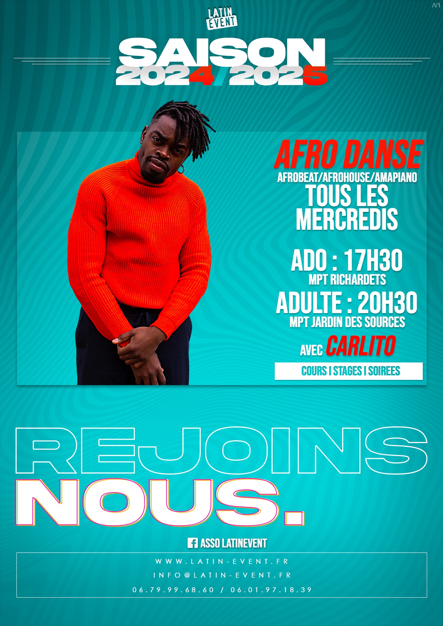 AfroDanse (AfroBeat AfroHouse Amapiano) à NOISY LE GRAND - Tous Les Mercredis Ado & Adulte