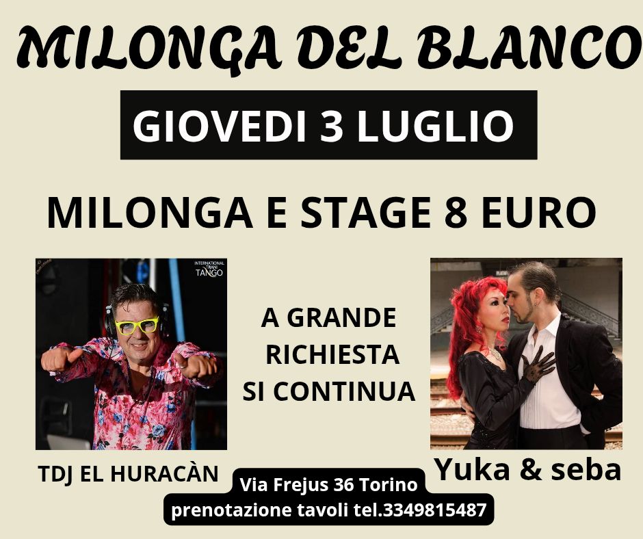 milonga del blanco