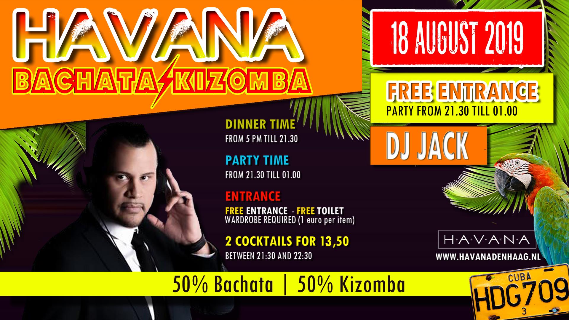 Havana - Bachata & Kizomba (Gratis Entree)