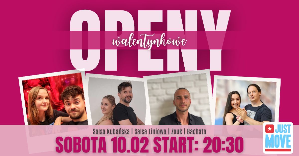 Openy walentynkowe w Just Move - 10.02