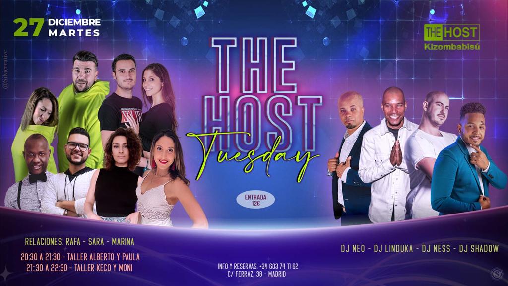 ★Kizomba Tuesday 27 de diciembre 2022 ★ The Host ★