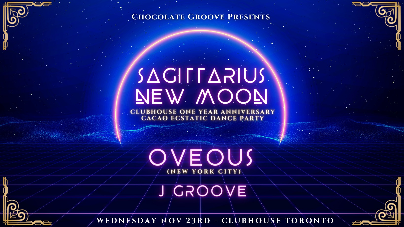 Chocolate Groove - Sagittarius New Moon Cacao Ecstatic Dance Party