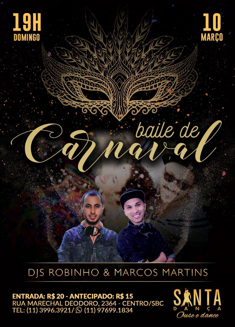 Baile Mensal - Março - Carnaval