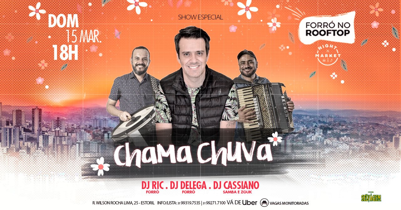 Domingo ✦ Forró No Rooftop ✦ Night Market