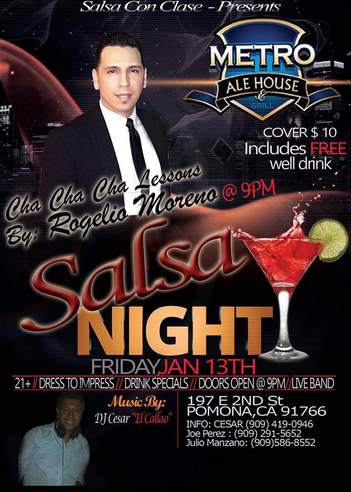 Salsa Fridays at Club Metro
