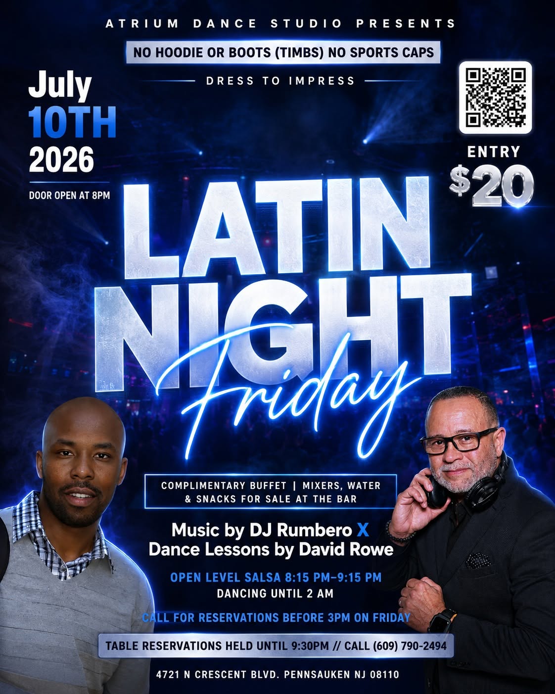 Latin Night Friday at Atrium Dance Studio