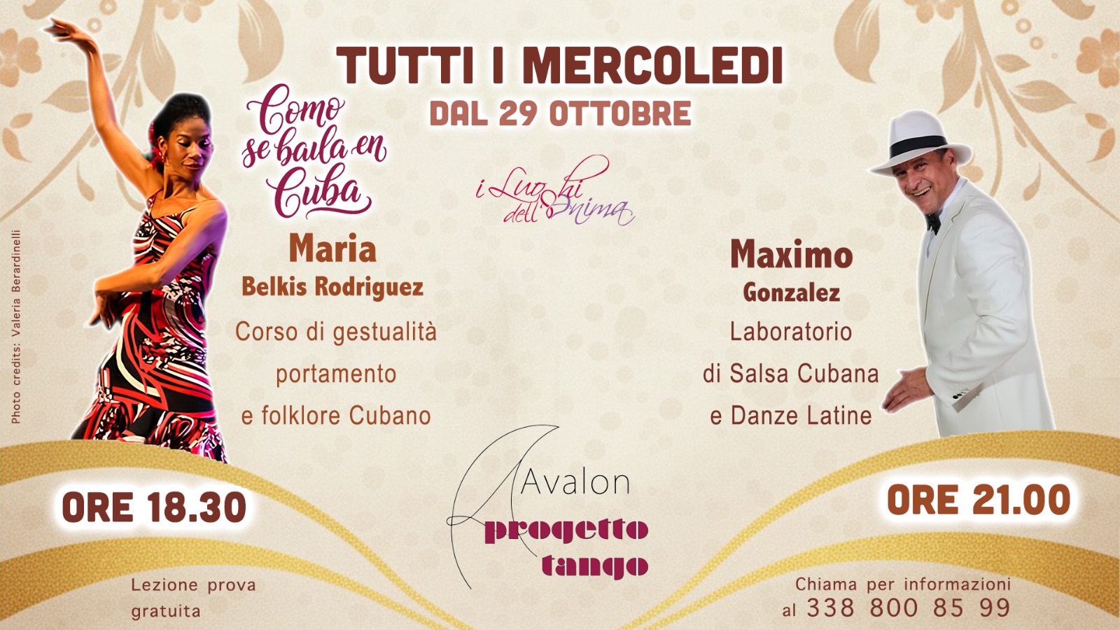 Salsa cubana e danze latine. Open day per i due corsi!