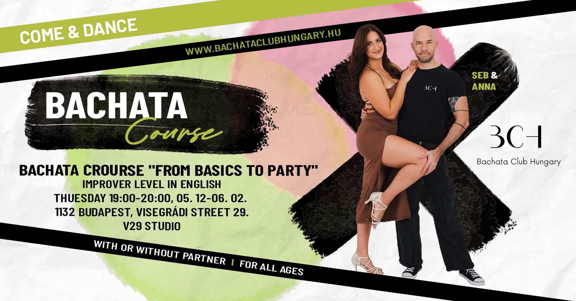 Bachata Course in English Improver level Seb & Anna