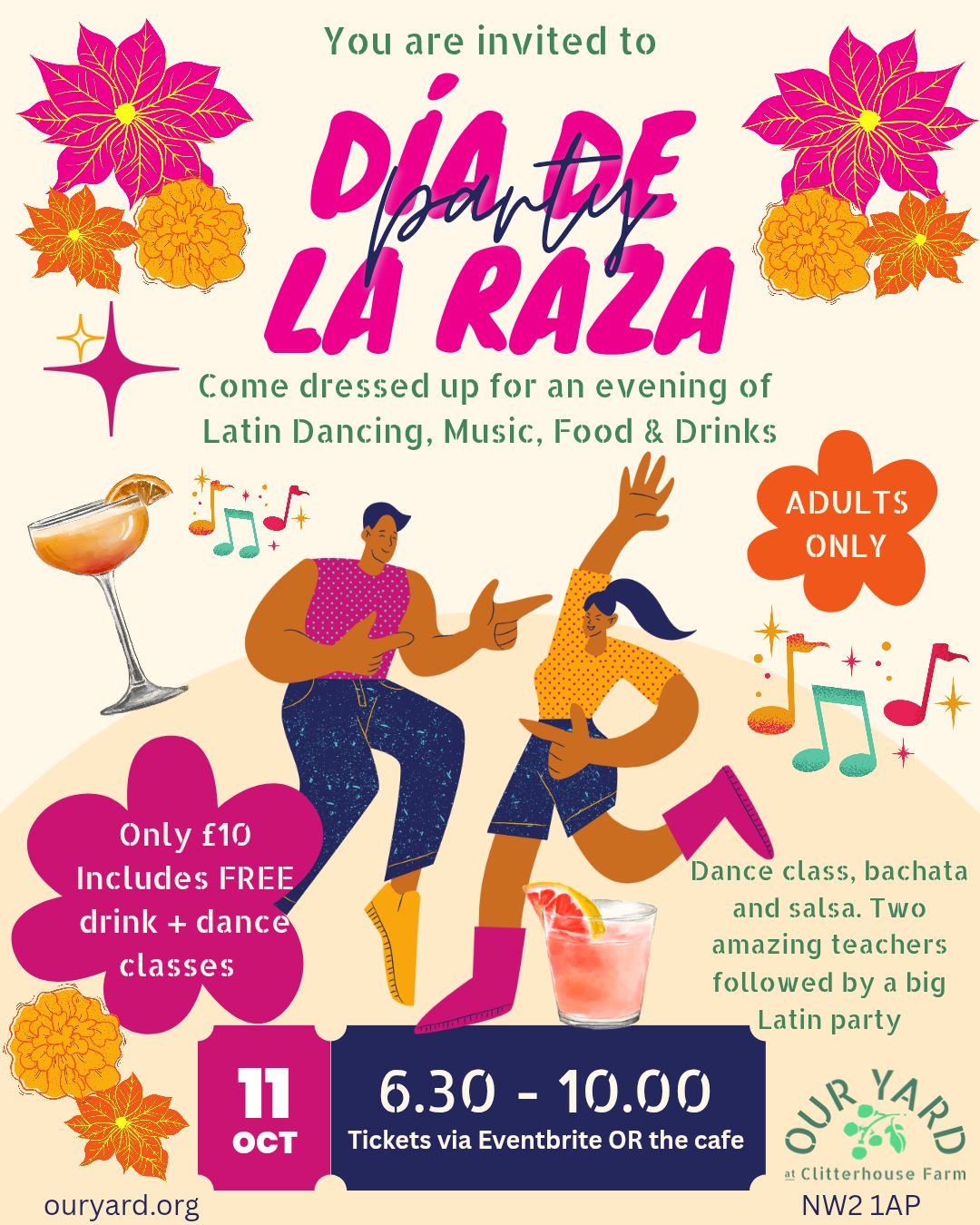 Dia de la Raza - dance, music, drink