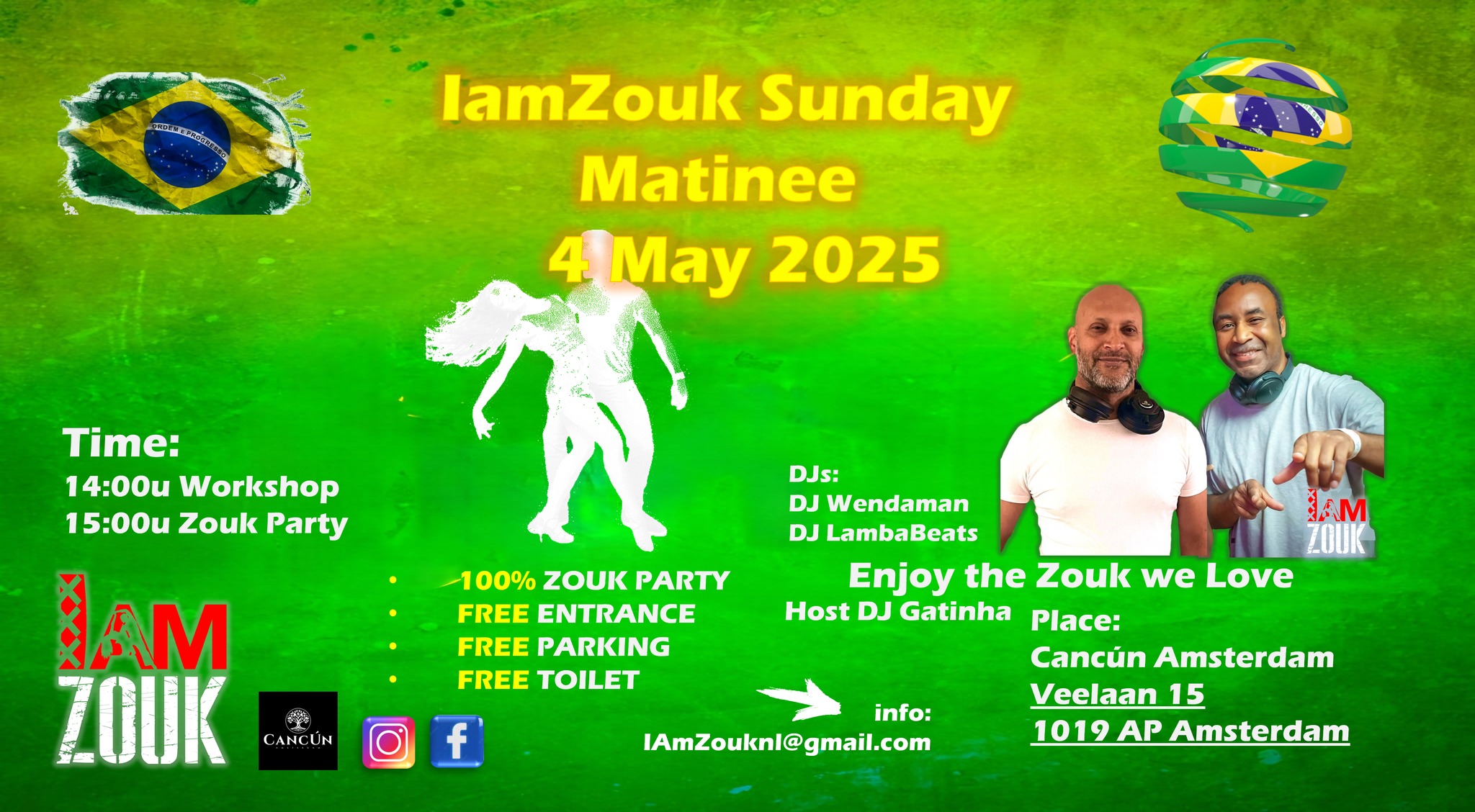 SUNDAY ZOUK MATINEE 4 MAY