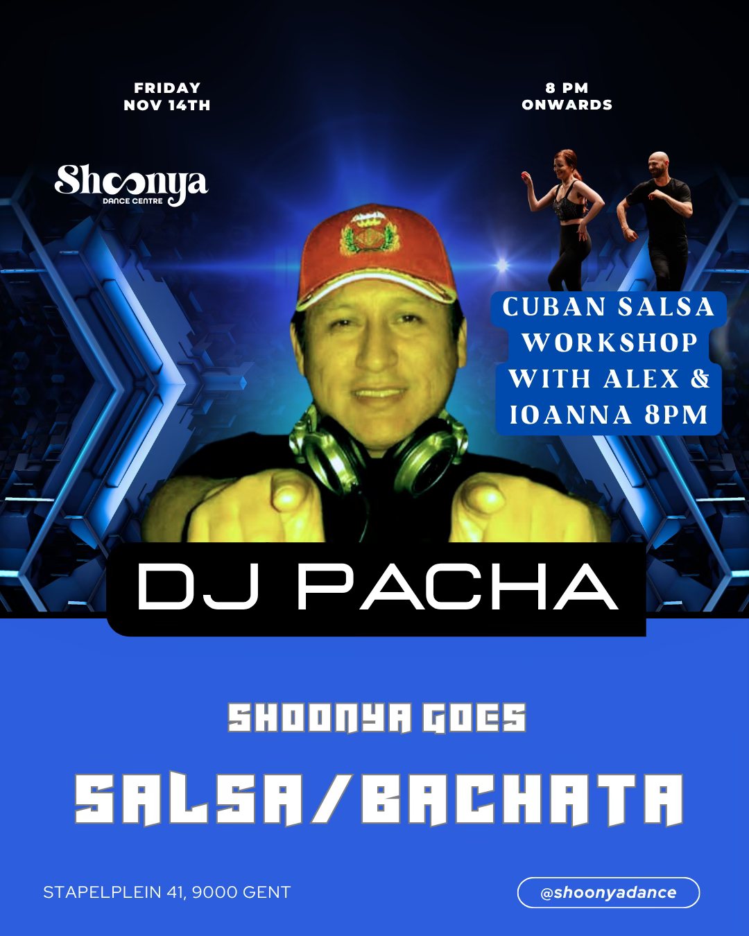 Shoonya goes Salsa Bachata Oefenavond