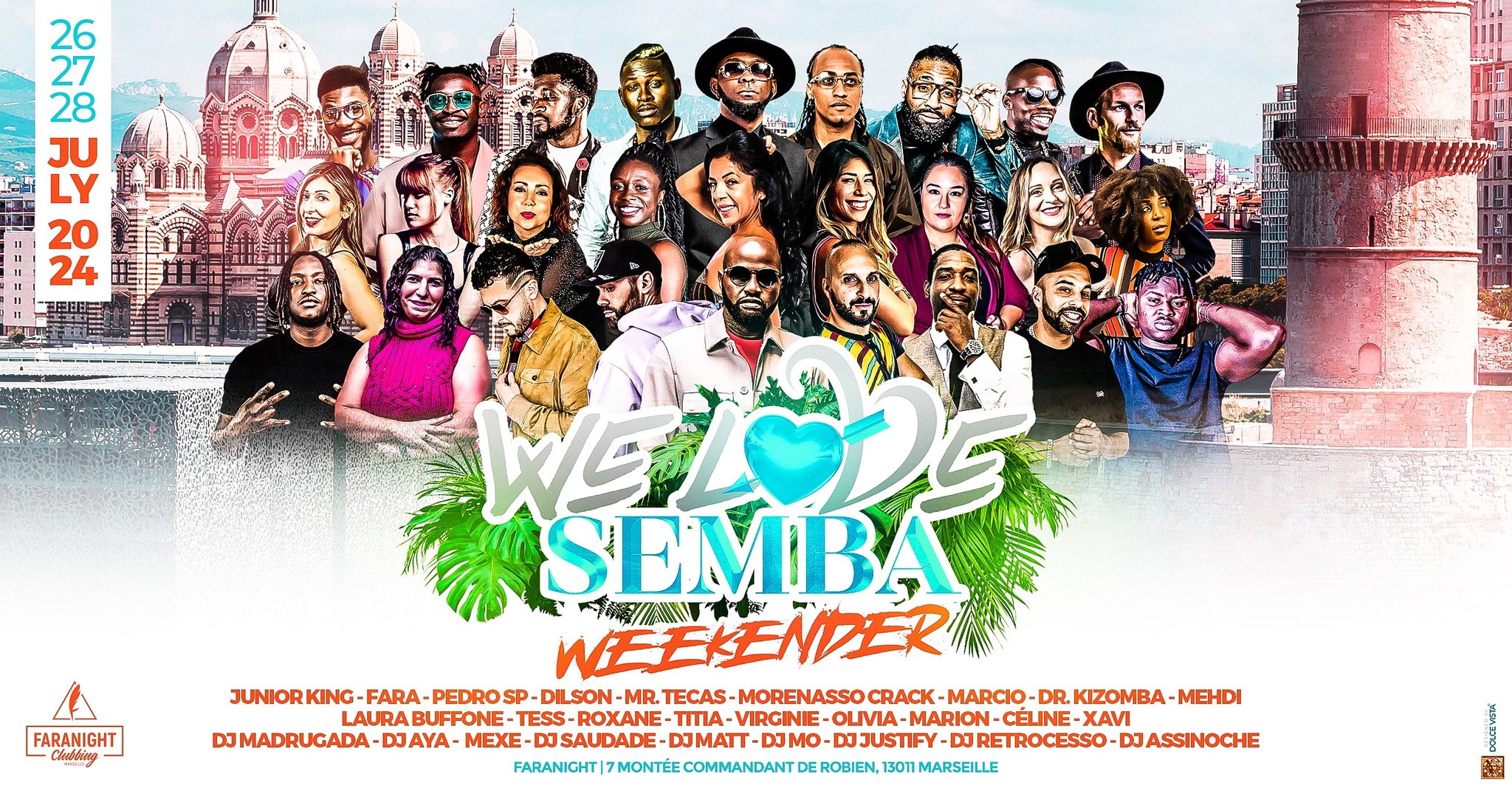 WE LOVE SEMBA Weekender 26, 27, 28 July 2024