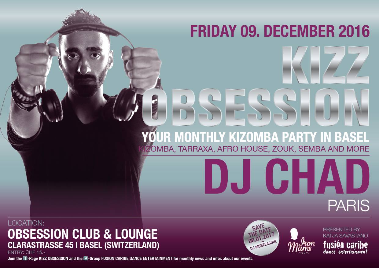 Kizz Obsession Kizomba Party with DJ CHAD
