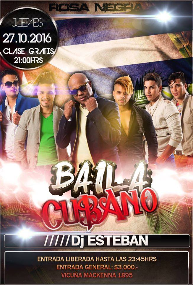 Jueves Baila Cubano en Rosa Negra