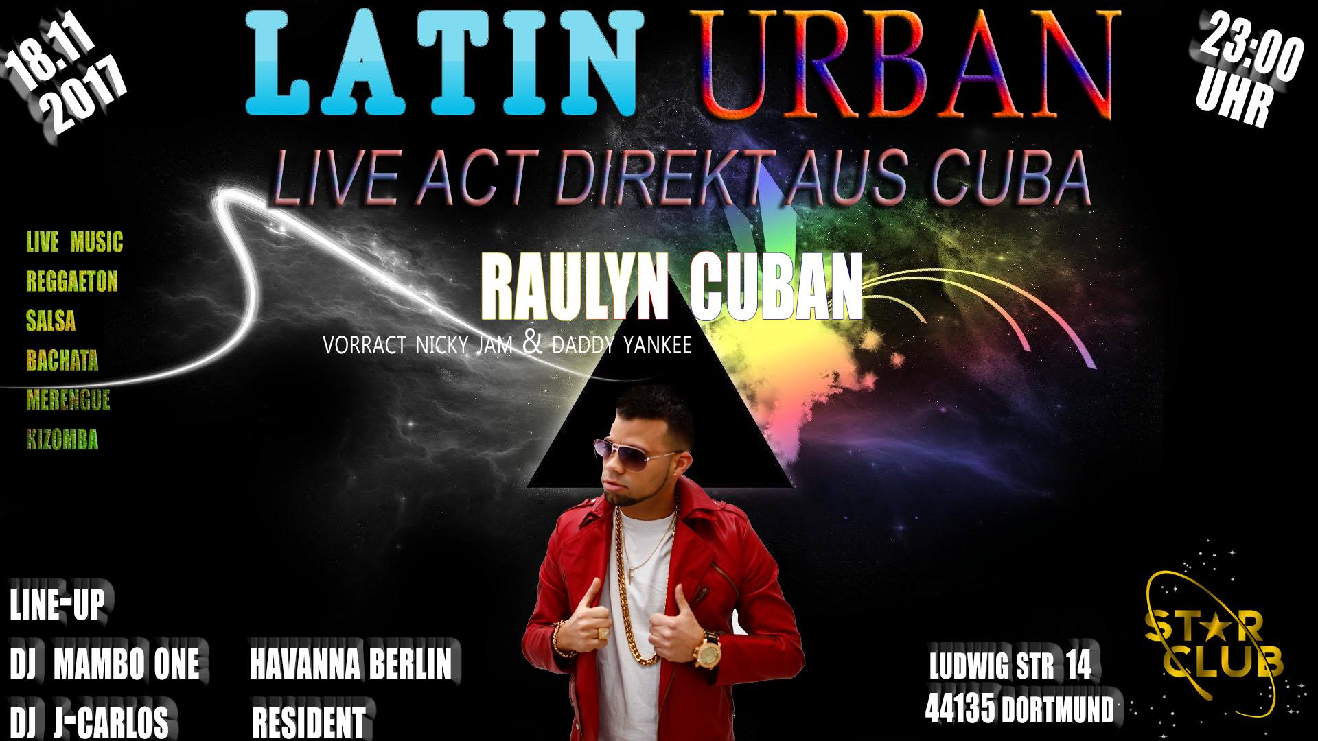 Latin night LIVE ACT Direkt AUS CUBA STAR CLUB Dortmund