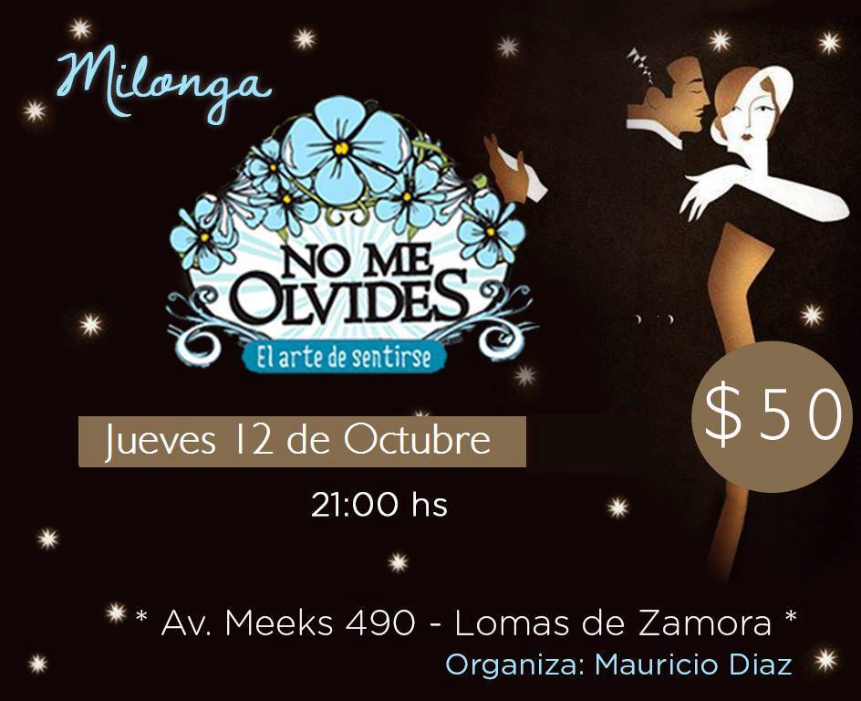 Milonga en No me Olvides