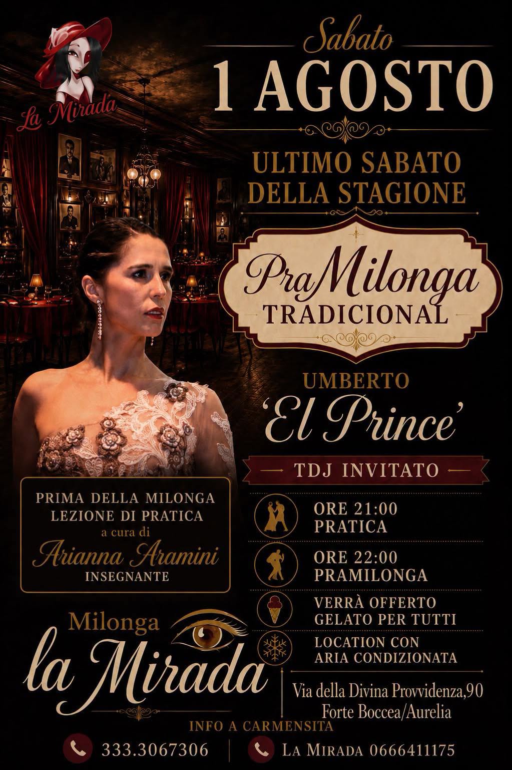 La tradicional del sábado💃Ultima della stagione si balla con aria condizionata❄️El Prince tdj