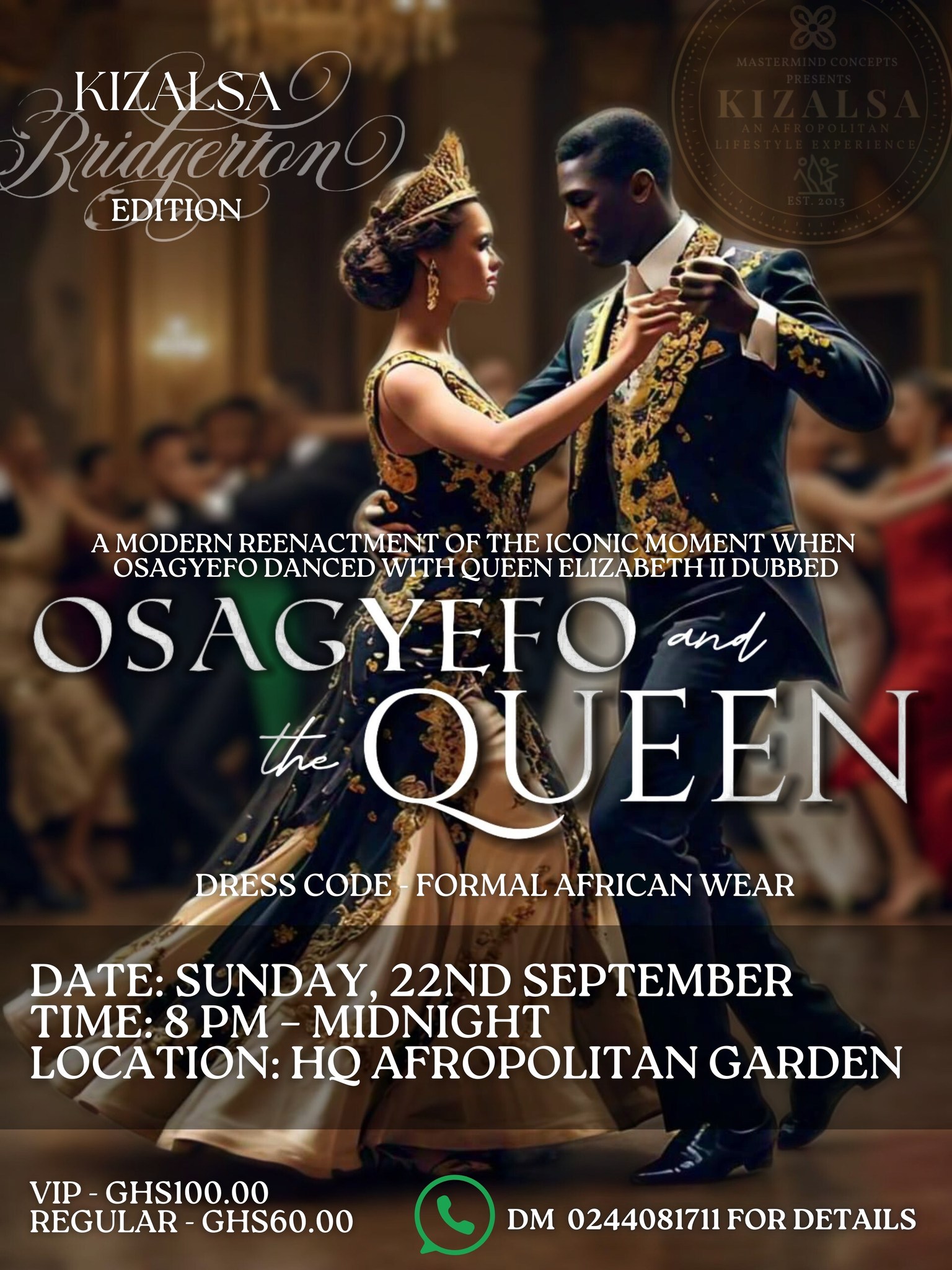 KIZALSA goes Bridgerton - Osagyefo & the Queen