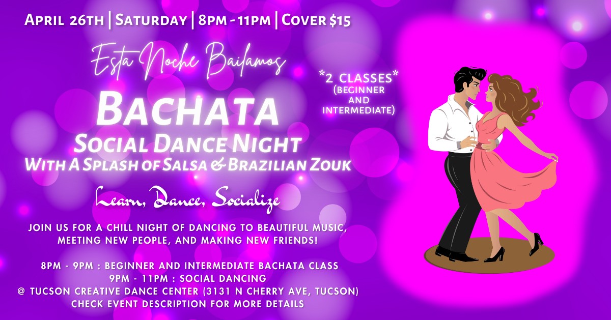 Bachata Social Dance Night - Two Bachata Classes!